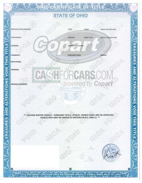 ohio auto title