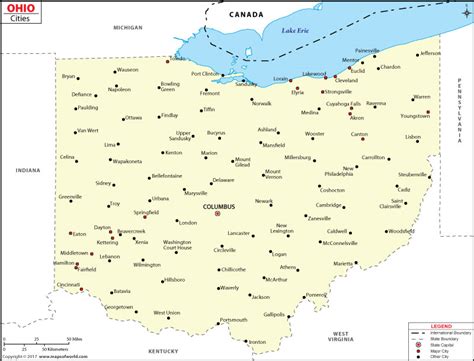 ohio city map