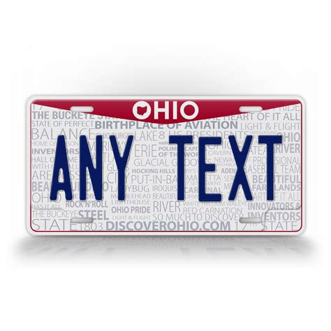 ohio custom plates