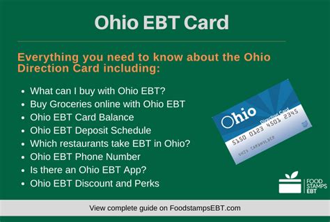 ohio ebt number
