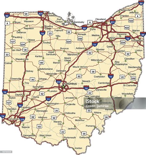 ohio highway map
