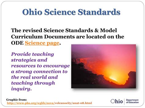 ohio science standards