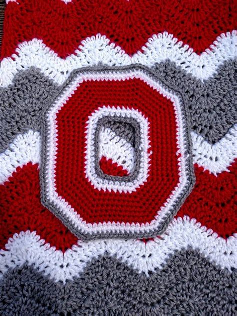 ohio state afghan pattern crochet