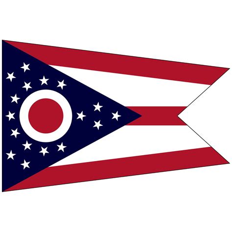 Ohio State Flag Printable State Of Ohio Flag Ohio State Flag Coloring Page - Ohio State Flag Coloring Page