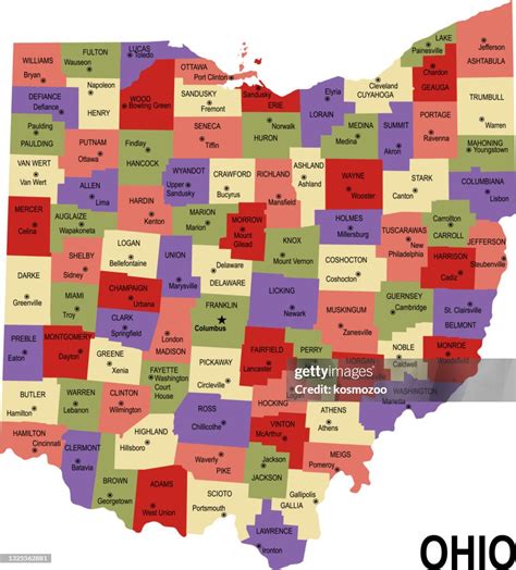 ohio state on map