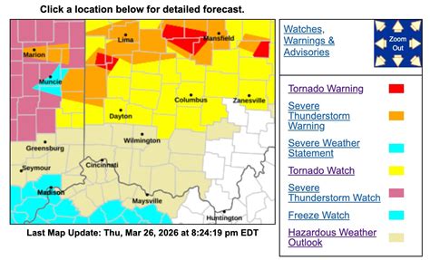 ohio tornado warnings
