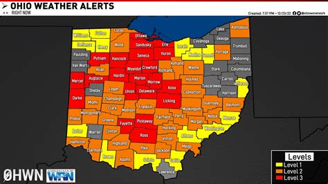 ohio weather map