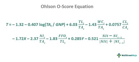 Ohlson O Score