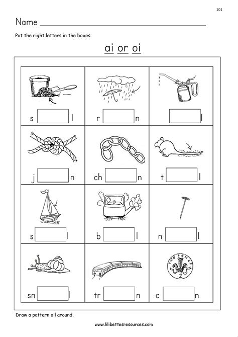 Oi Digraph Worksheets Teaching Resources Oi  Oy Worksheet Kindergarten - Oi, Oy Worksheet Kindergarten