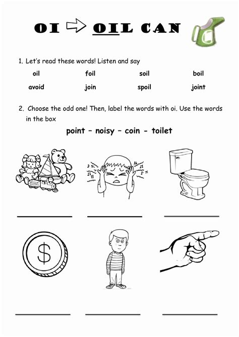 Oi Oy Worksheet Inspirational 20 Oi Words Worksheet Oi And Oy Words Worksheet - Oi And Oy Words Worksheet