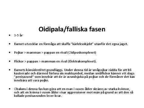 oidipala fasen