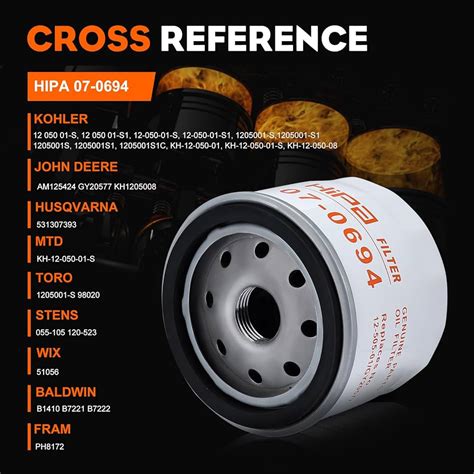 Oil Filter Cross Reference Guide Truck Forum