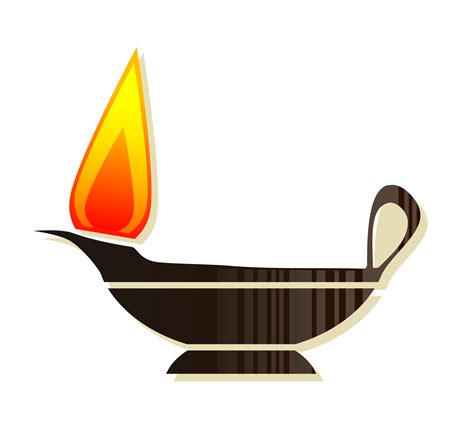 Oil Lamp Flame Clipart