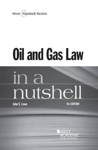 Download Oil And Gas Law In A Nutshell Nutshells 