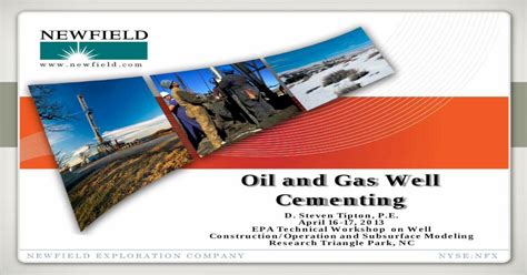 Download Oil And Gas Well Cementing Us Epa 