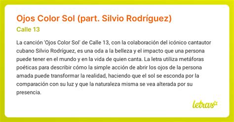 Ojos Color Sol