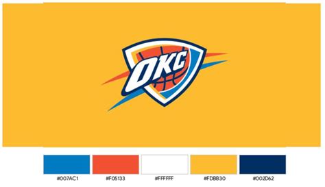 okc thunder colors