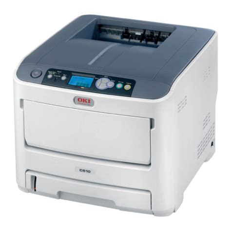 Read Online Oki C610 User Guide 