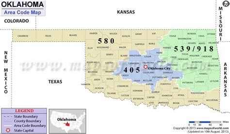 oklahoma area code