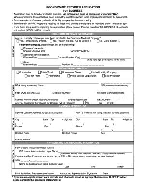 oklahoma soonercare application