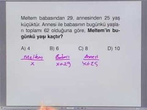 oks matematik soruları