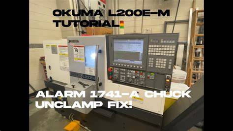 okuma lathe alarms