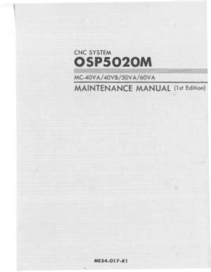 Okuma Mc 40vb Operation Manual