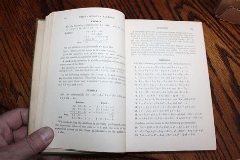 Old Algebra Textbooks