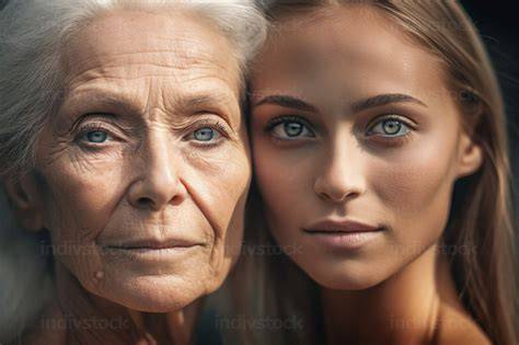 old and young nude