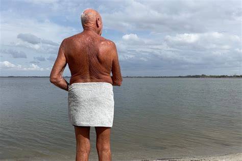 old men on nude beach