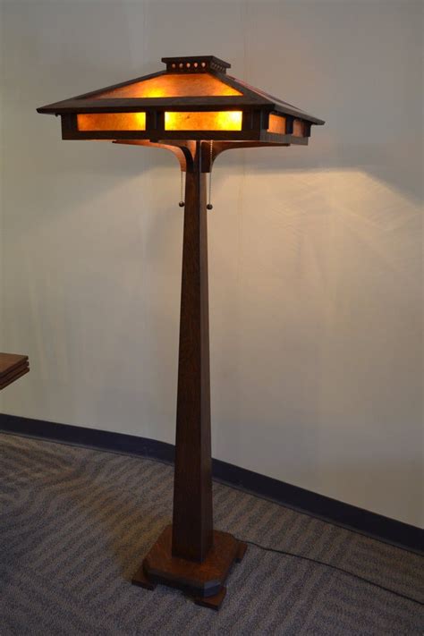 Old Mission Floor Lamp Antique