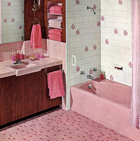 Old Pink Tile Bathroom Decorating Ideas