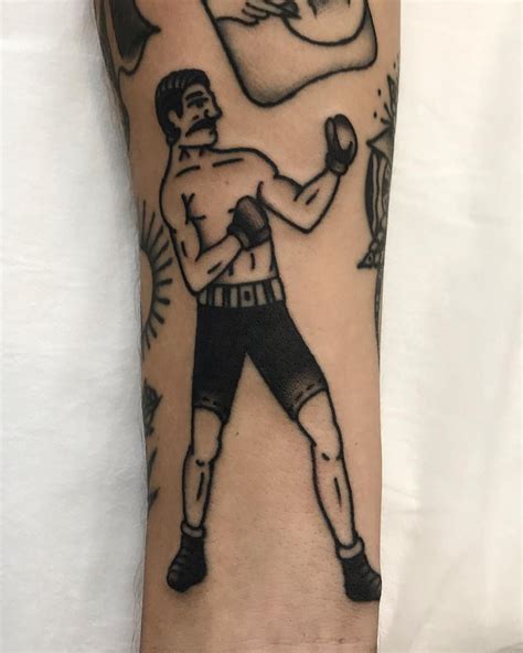 old school boxer tattoo