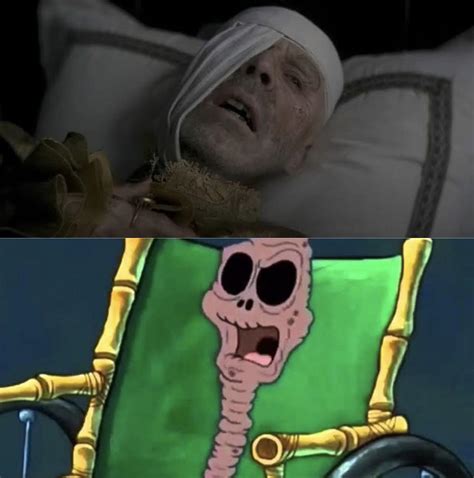 old worm from spongebob