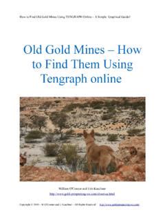 Read Online Old Gold Mines How To Find Them Using Tengraph Online 