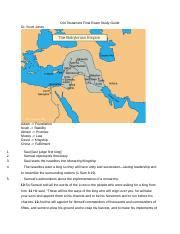Download Old Testament Final Exam Study Guide 