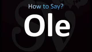 ole pronunciation