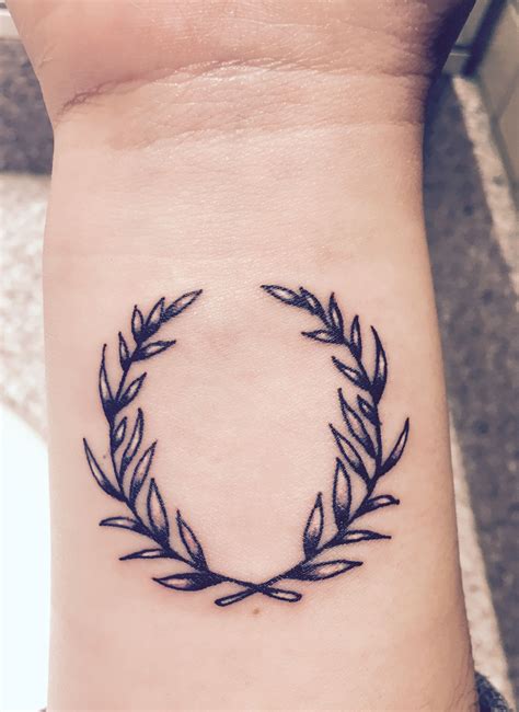 Olive Wreath Tattoo