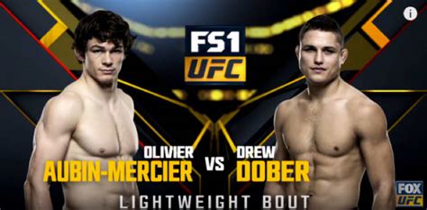 olivier aubin-mercier defeated drew dober wiki