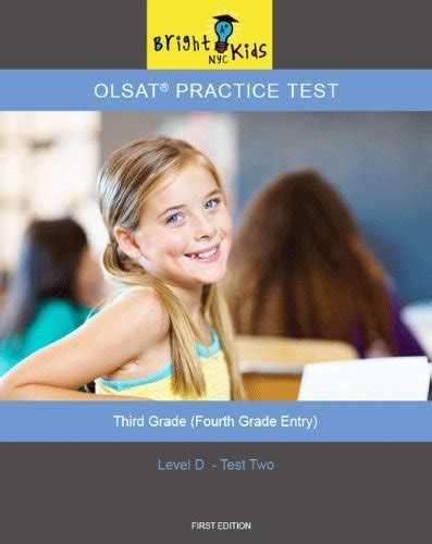 Full Download Olsat Practice Test Level D 4Th Grade Entry 