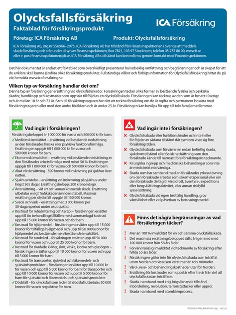 olycksfall if