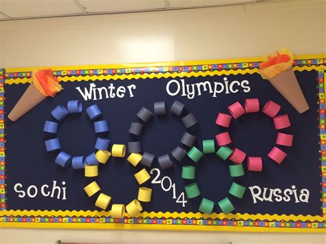 olympic bulletin board ideas pinterest