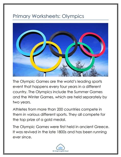 Olympics Math Worksheets Teaching Resources Tpt Olympic Math Worksheet - Olympic Math Worksheet