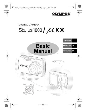 Download Olympus Stylus 1000 User Guide 