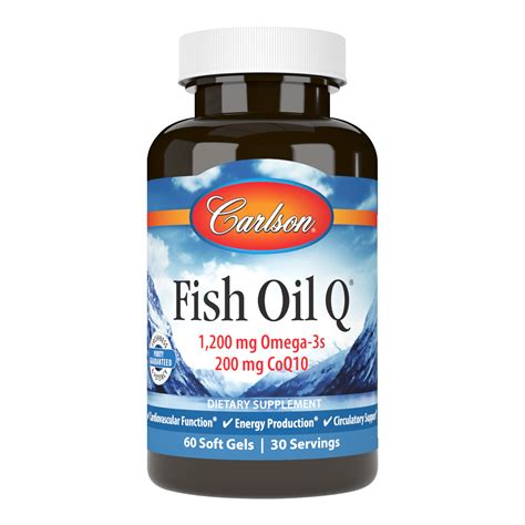 omega 3 fish oil coenzyme q10