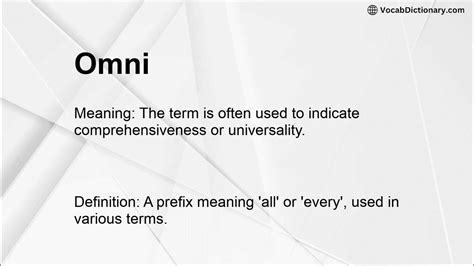 Omni Meaning
