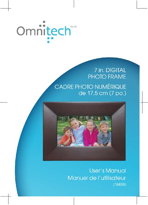 Read Online Omnitech Digital Photo Frame User Manual 