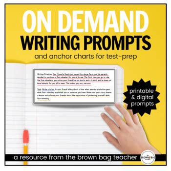 On Demand Writing Prompts Test Prep For Narrative Writing On Demand Prompts - Writing On Demand Prompts