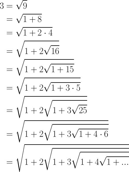 On Ramanujan S Nested Roots Expansion Wordpress
