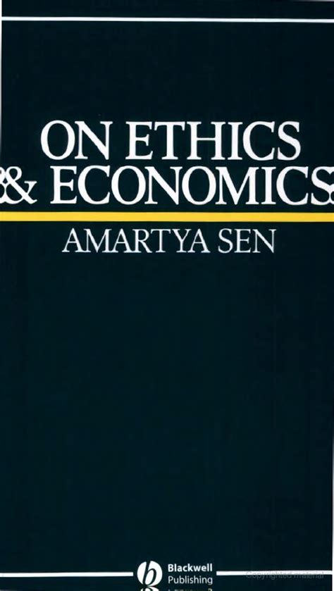 Download On Ethics And Economics Amartya Sen Pdf 
